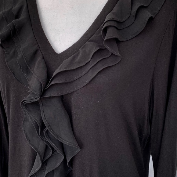 H&M Ruffle Collar Sweater Lg - Picture 2 of 4